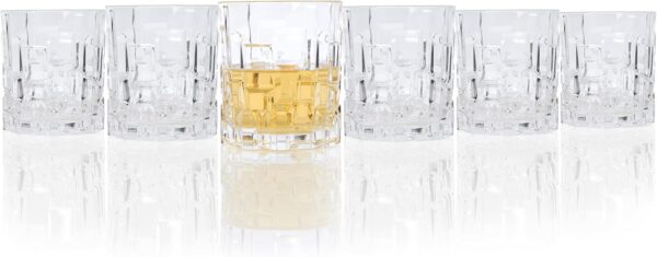 Lot de 6 verres à whisky en cristal Etna Luxion, 330 ml, compatibles lave-vaisselle. – Image 3