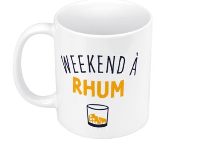 Mug Céramique Weekend À Rhum Soirée Apéro Rome