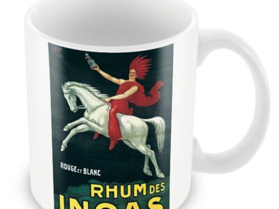 Mug Rhum Incas Affiches Anciennes Vintage White Horse