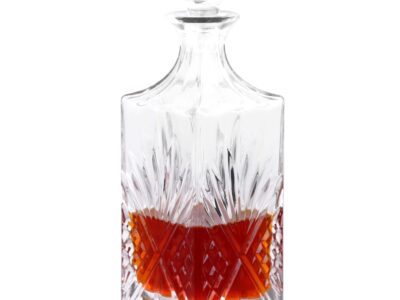 Intirilife Carafe À Whisky - Capacité De Remplissage 800 Ml - Carafe Pour Rhum, Vodka, Scotch
