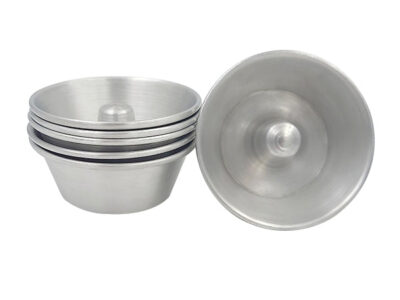 6 mini moules à savarin aluminium 8 cm [Bois]