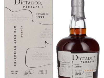 Rhum Dictador Dictador PÁRRAFO I 23 Years Old BORBÓN Vintage 1999 43% Vol. 0,7l en boîte cadeau