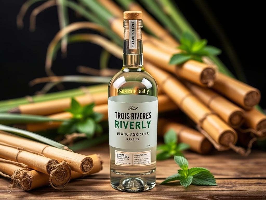 Bouteille de rhum Trois Rivières Blanc Agricole pour mojito Bouteille de rhum Trois Rivières Blanc Agricole pour mojito