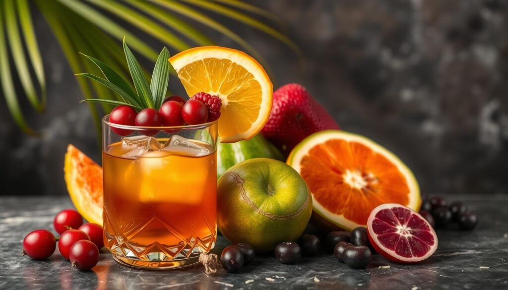 Image de rhum arrangé fruits exotiques