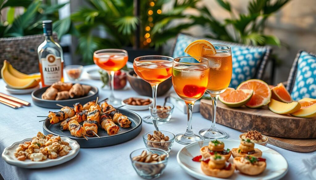 Plats d'été accompagnant les cocktails préparés avec les top 5 rhums cocktails été 2025 Plats d'été accompagnant les cocktails préparés avec les top 5 rhums cocktails été 2025