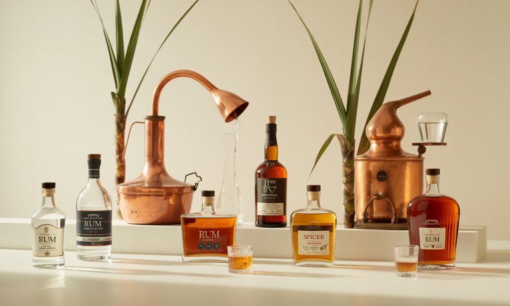 découvrez tout ce qu'il faut savoir sur le rhum : son processus de fabrication, les différents types existants et nos conseils pour une dégustation réussie.