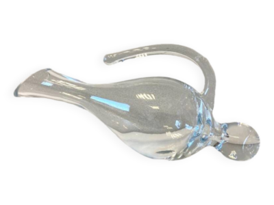 Atypique Carafe Neuve à décanter le Vin Design Cristal Soufflé Art de la Table transparent 40x13x19