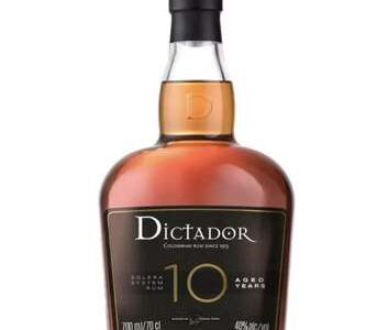 Rhum 10 ans 40°, Dictador (70 cl)