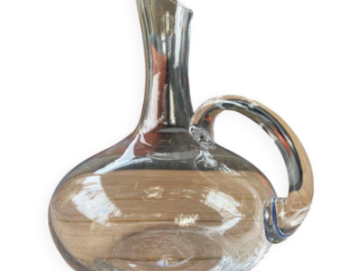 ART Carafe à décanter Aérateur Vin Design Verre Cristallin Soufflé transparent 22x24x28