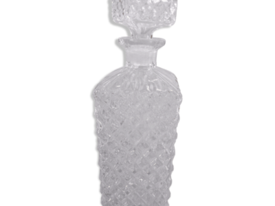 ART Carafe à whisky rhum bourbon transparent 8x25x26