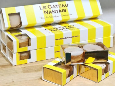 Coffret 6 Bouchées - Mini Gâteau Nantais - En direct de Le Fondant Baulois (Loire-Atlantique)