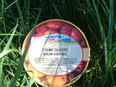 Glace Rhum-raisins - En direct de Les Glaces de la Promesse (Moselle)