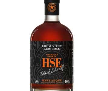 Habitation Saint Etienne Rhum vieux agricole Martinique Black Sheriff 40°, HSE (70 cl)