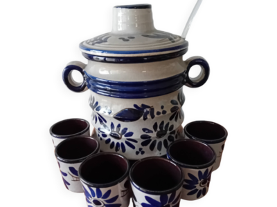 ART Pot à rhum bleu 0x0x0