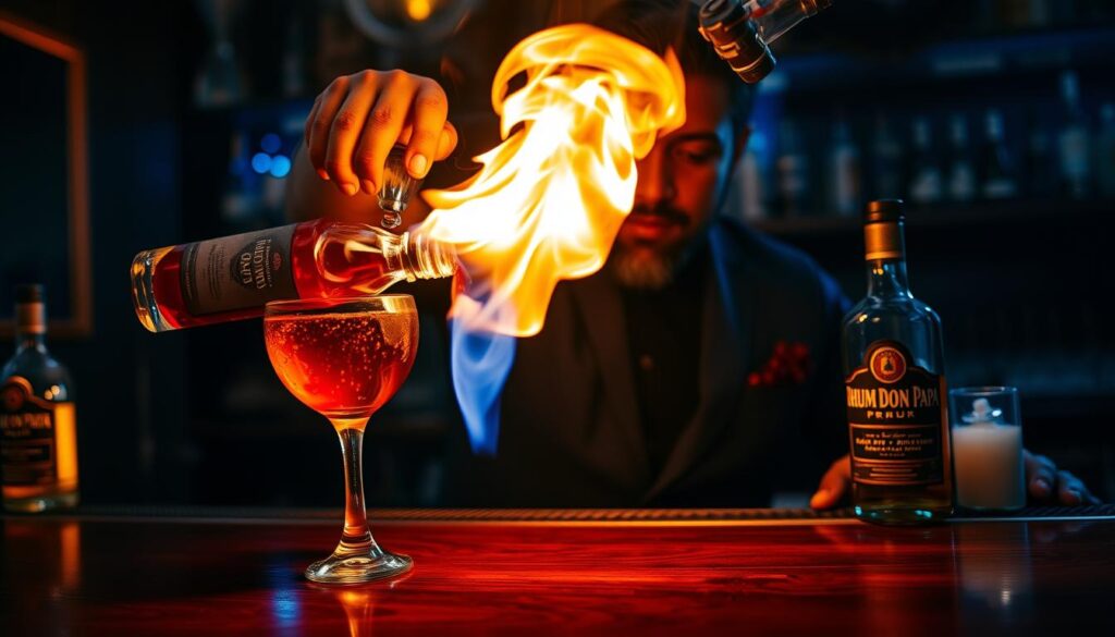 pourquoi mon rhum ne flambe pas