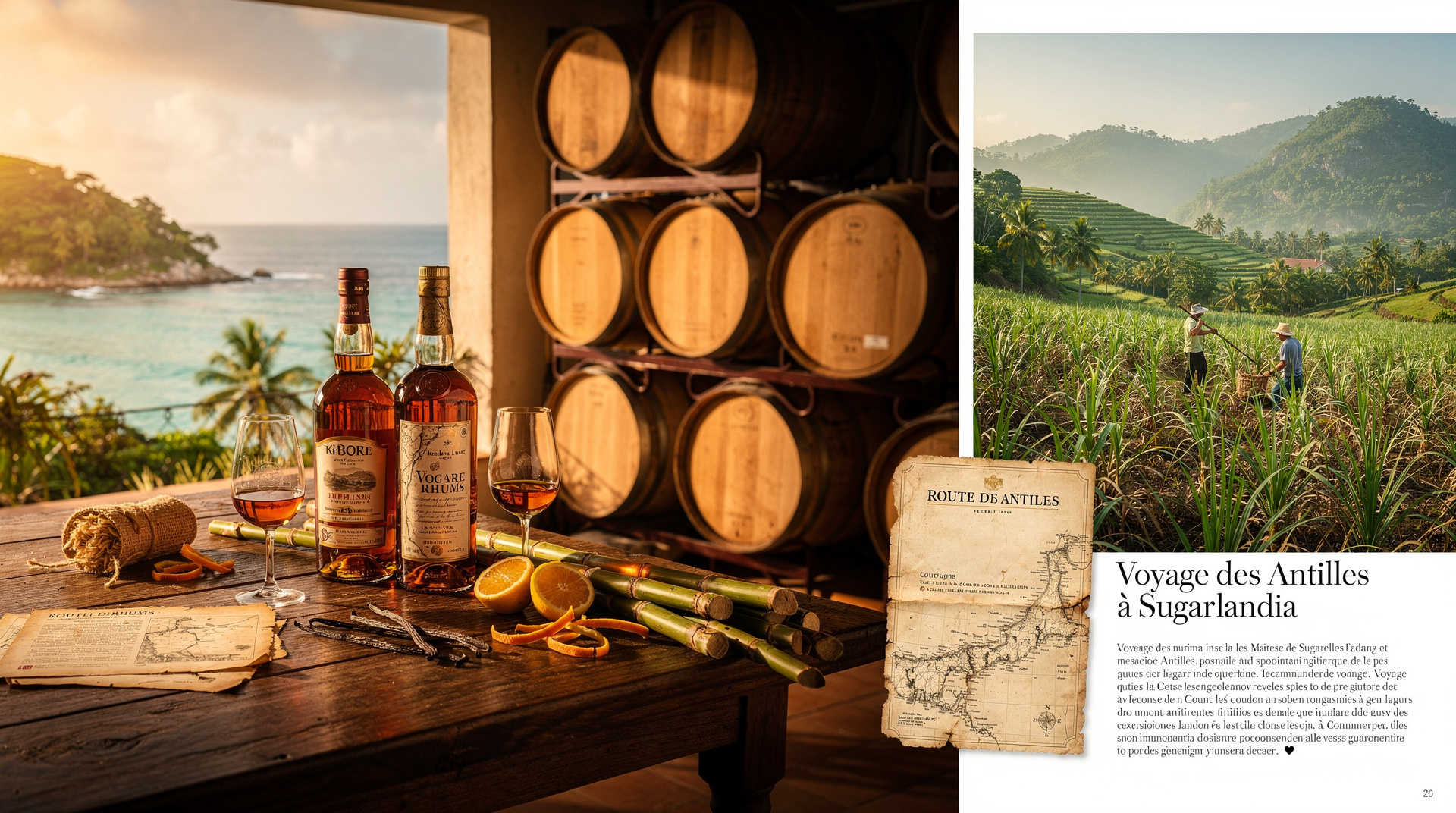 Route des rhums : voyage des Antilles à Sugarlandia — terroir et dégustation