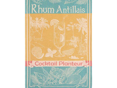Torchon en jacquard de coton, Rhum antillais, Coucke unisex